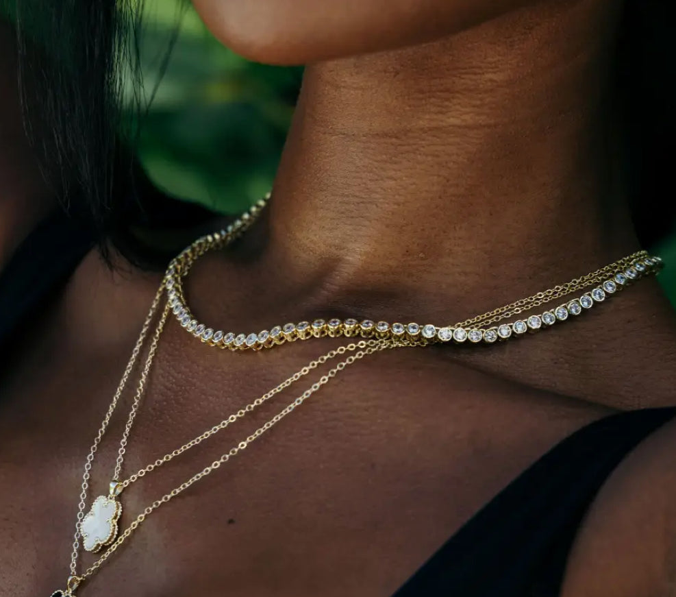 Tennis necklace