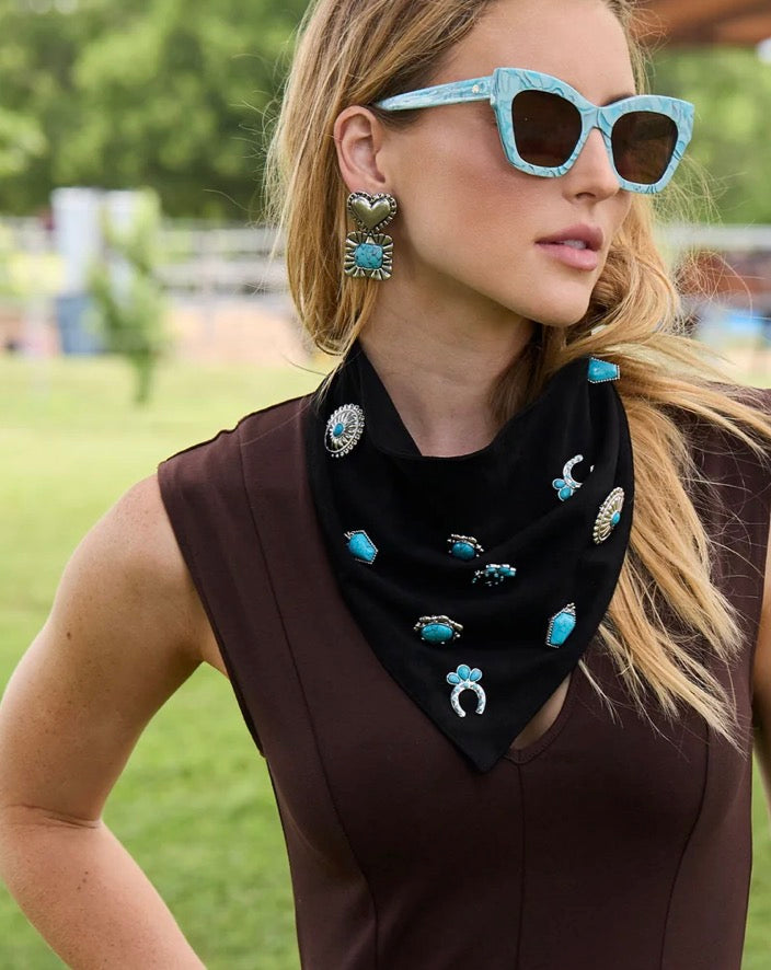 Bonnie Concho Scarf Necklace