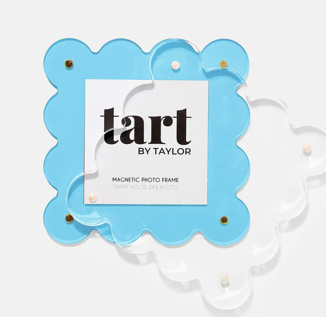 Neon Blue Mini Acrylic Picture Frame