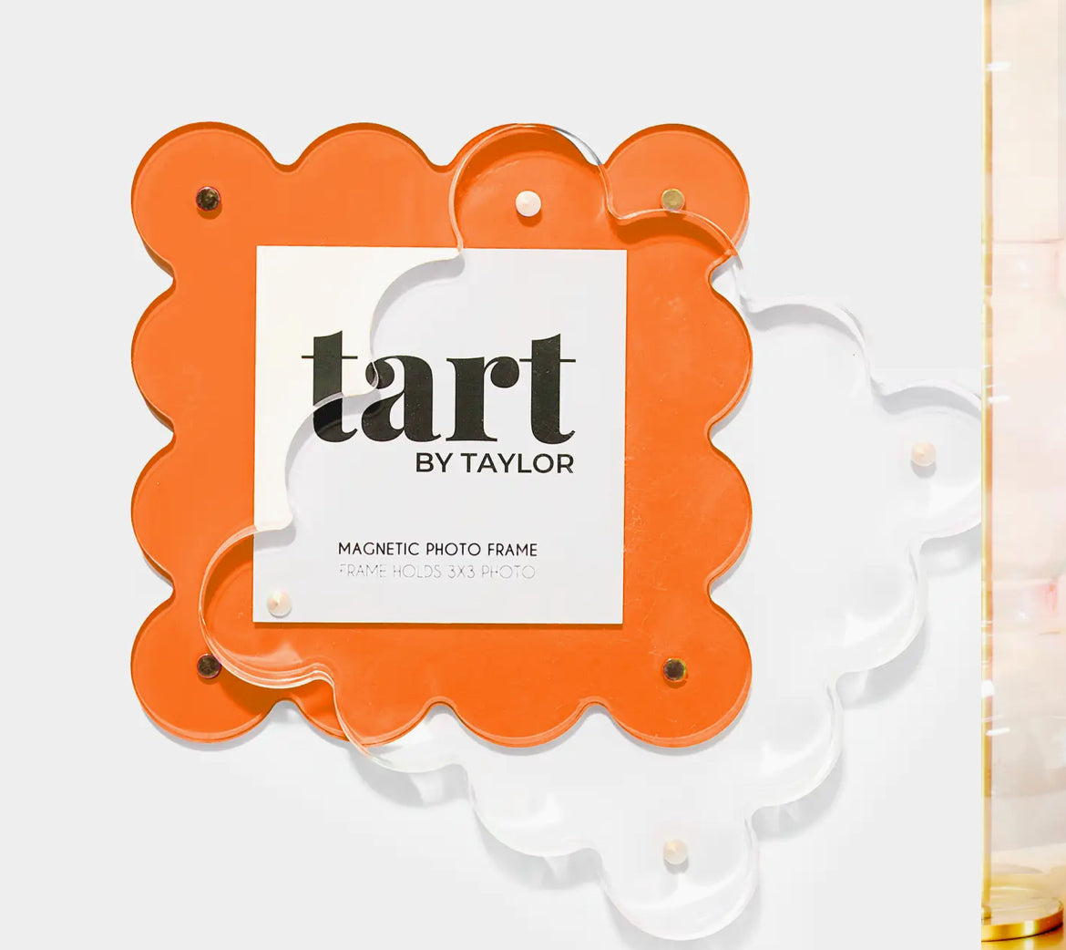 Neon Orange Mini Acrylic Picture Frame