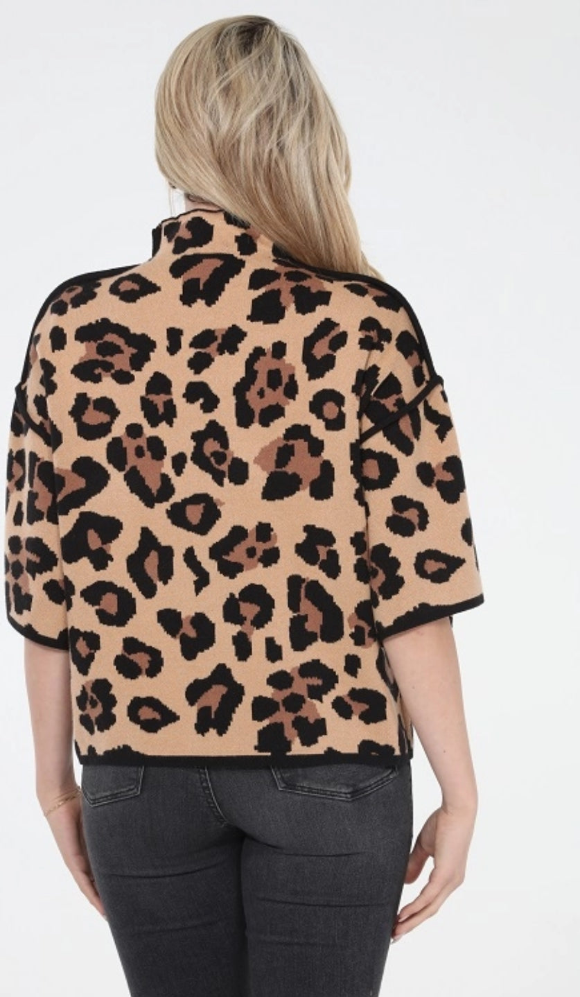 Leopard Lola Sweater Top