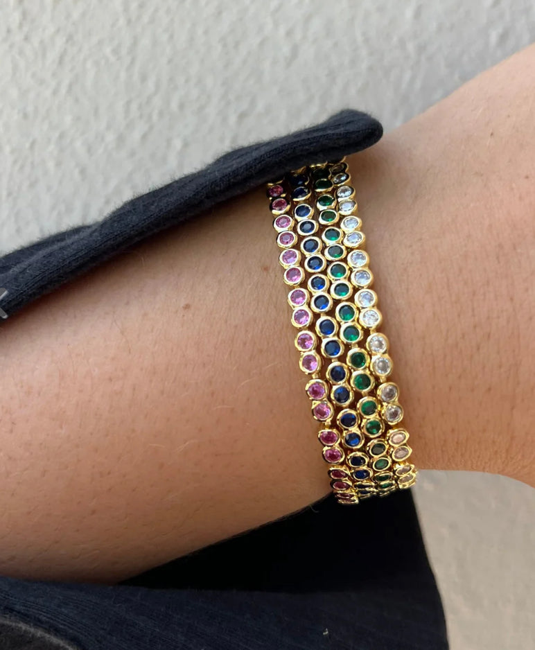 Tennis bracelet- Sapphire