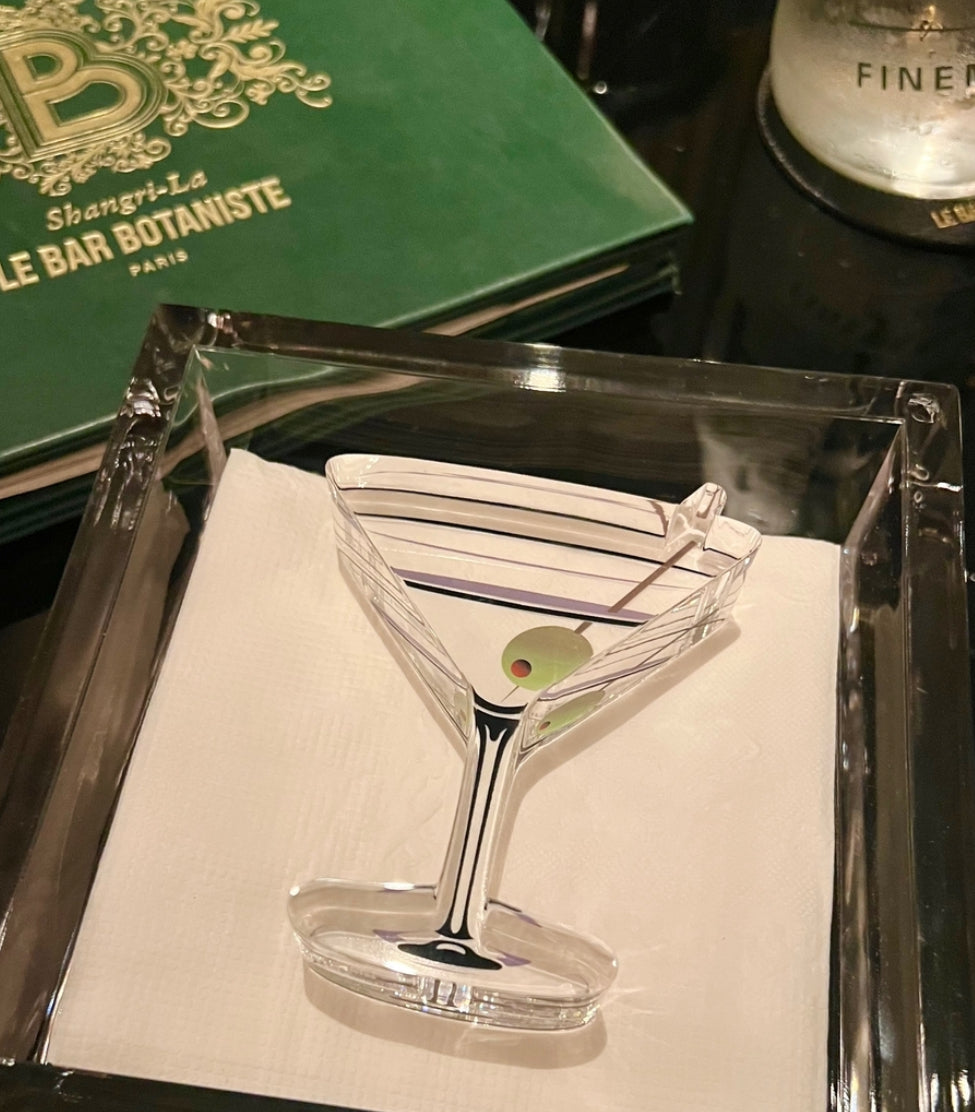 Martini Paperweight