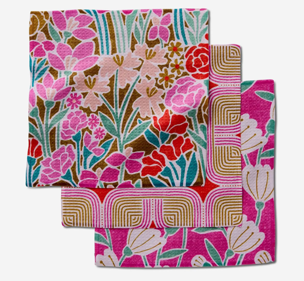 Geometry dish towels -set of 3