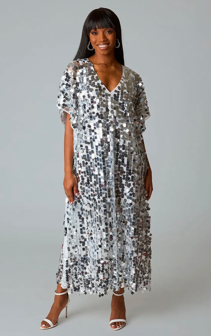 Sequin caftan