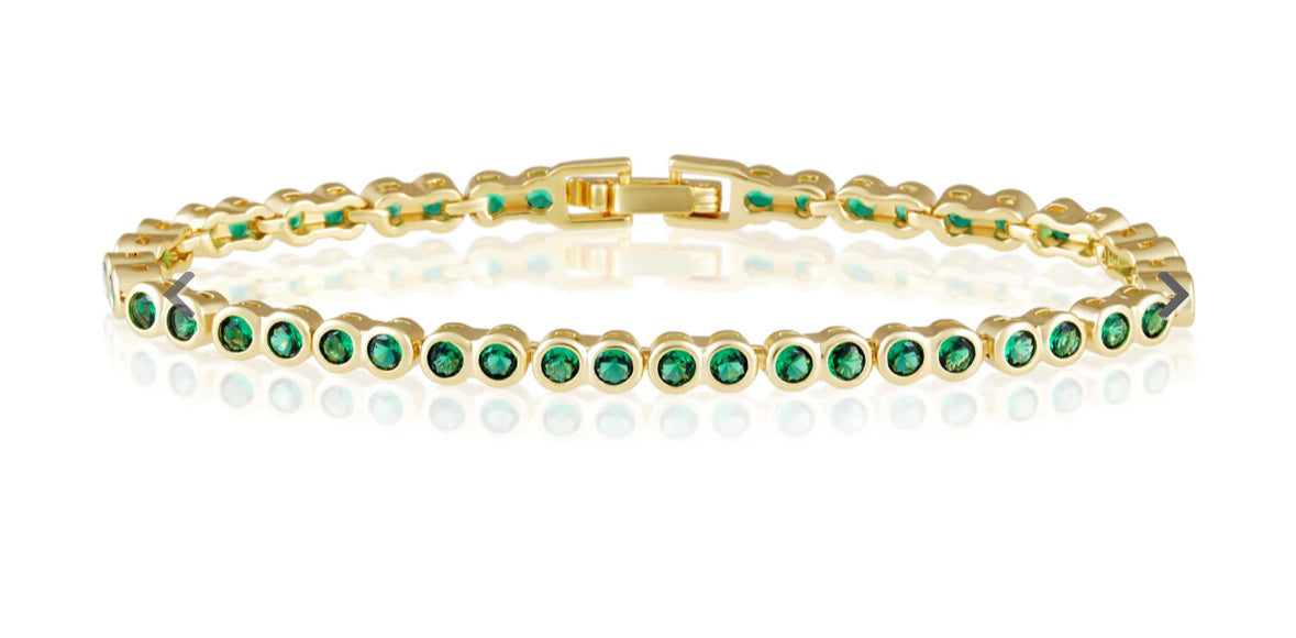 Tennis bracelet- Emerald