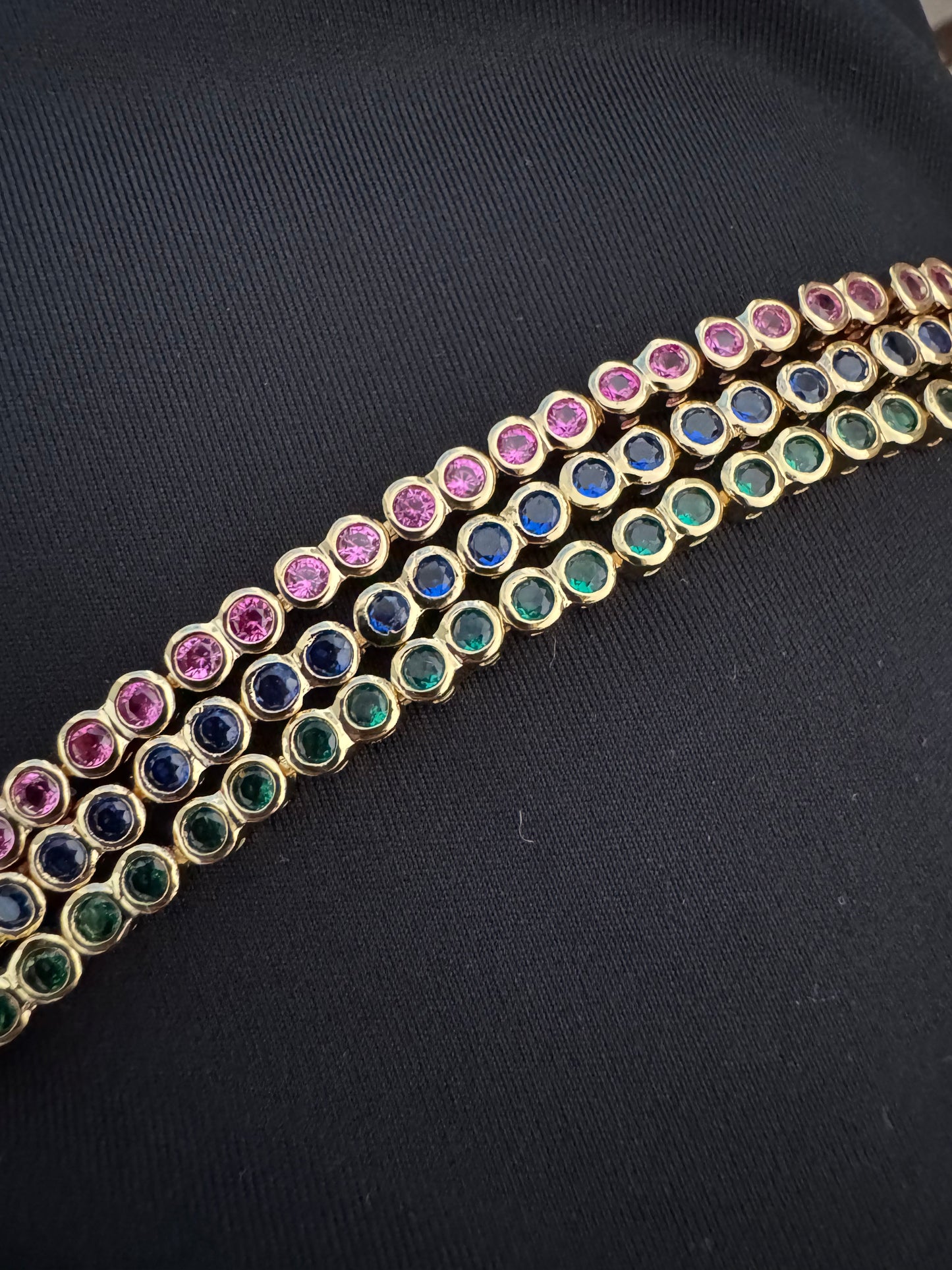 Tennis bracelet- Sapphire