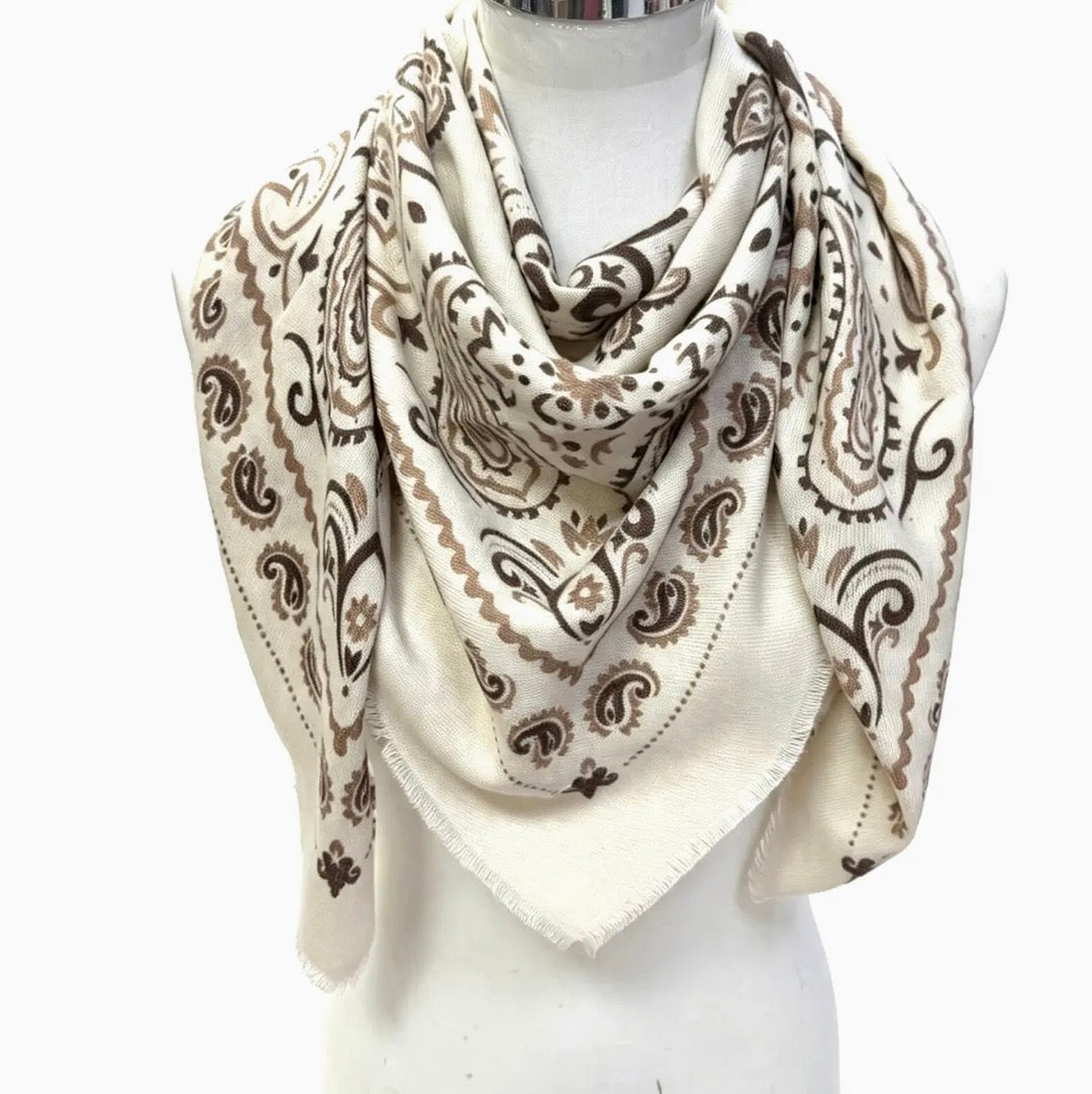 Bandana Scarf  (cream)