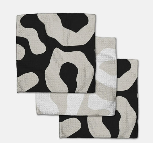 Geometry dish towels -set of 3