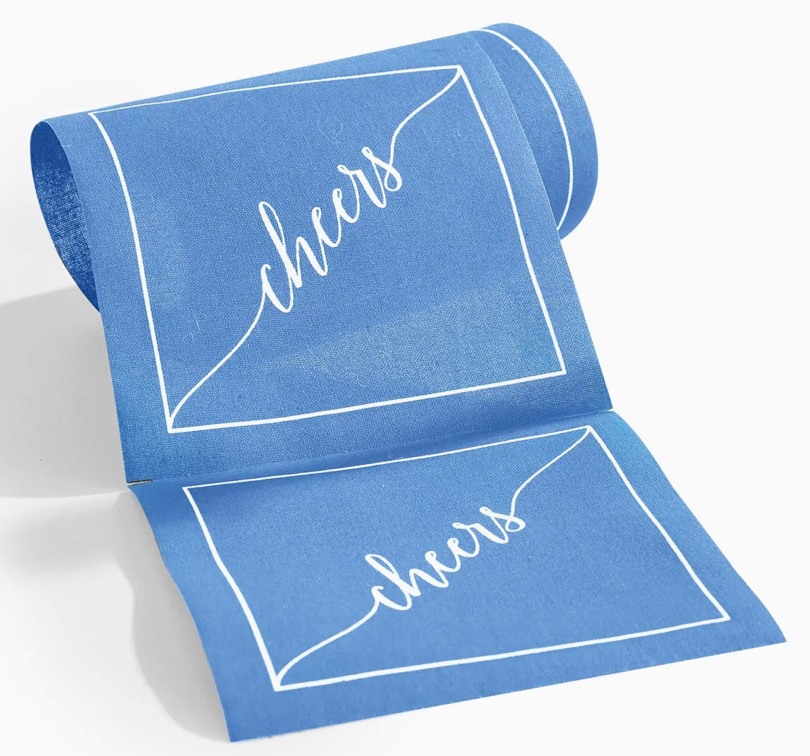 Cheers cocktail napkins