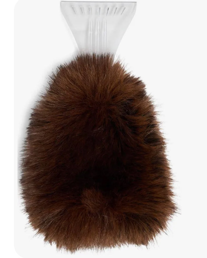 Brown Short Ice Scraper