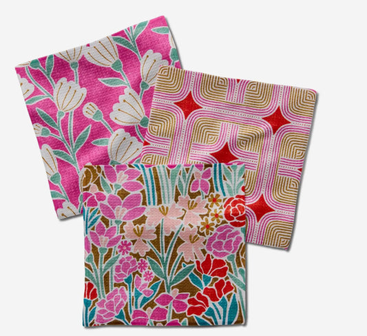 Geometry dish towels -set of 3