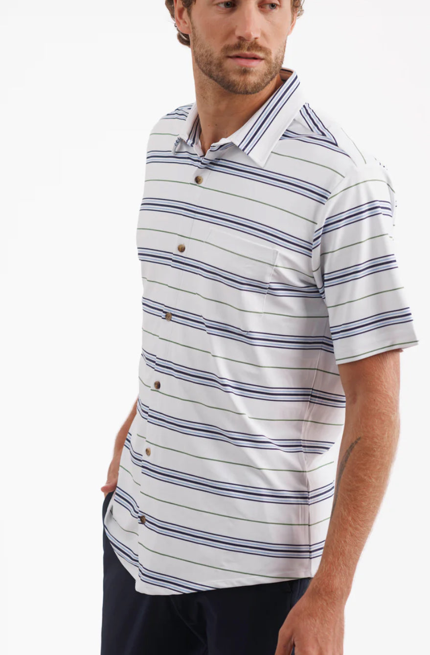 Boatyard Stripe Shirt (Mens)