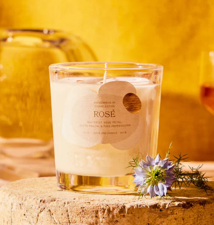 Rewined candle 6oz - Rosé