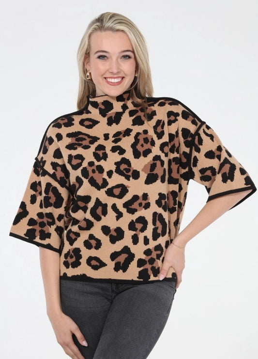 Leopard Lola Sweater Top