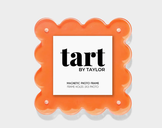 Neon Orange Mini Acrylic Picture Frame