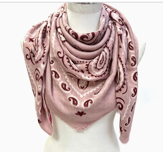 Bandana Scarf  (Pink)