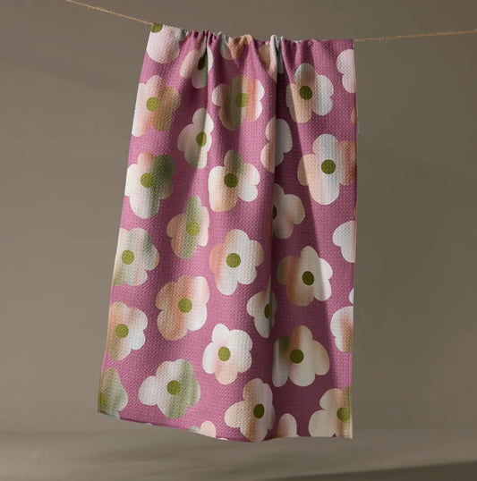 Tea towel - Brushed Flowers