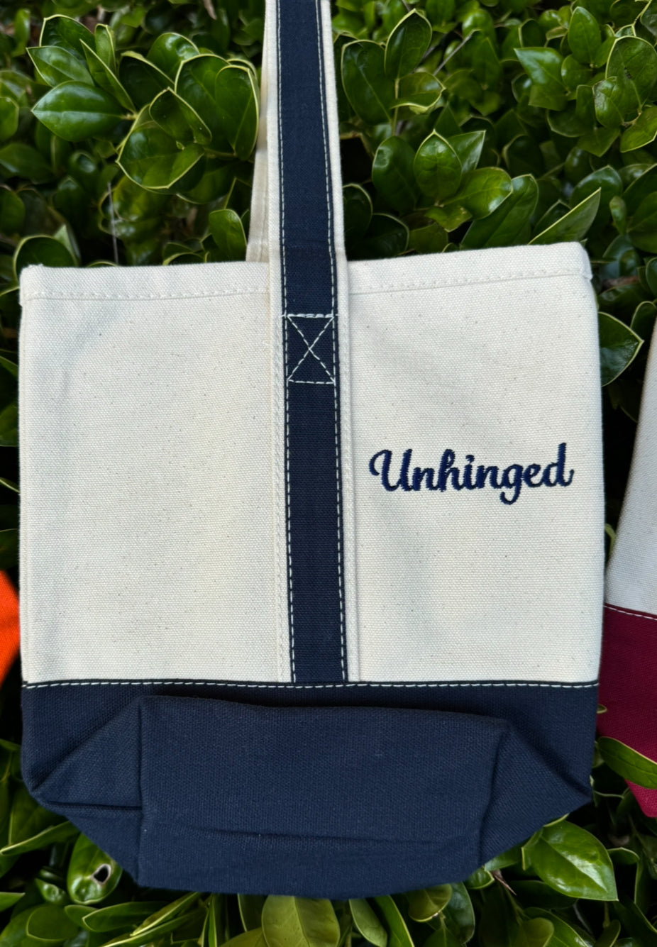 Two bottle wine tote - Unhinged