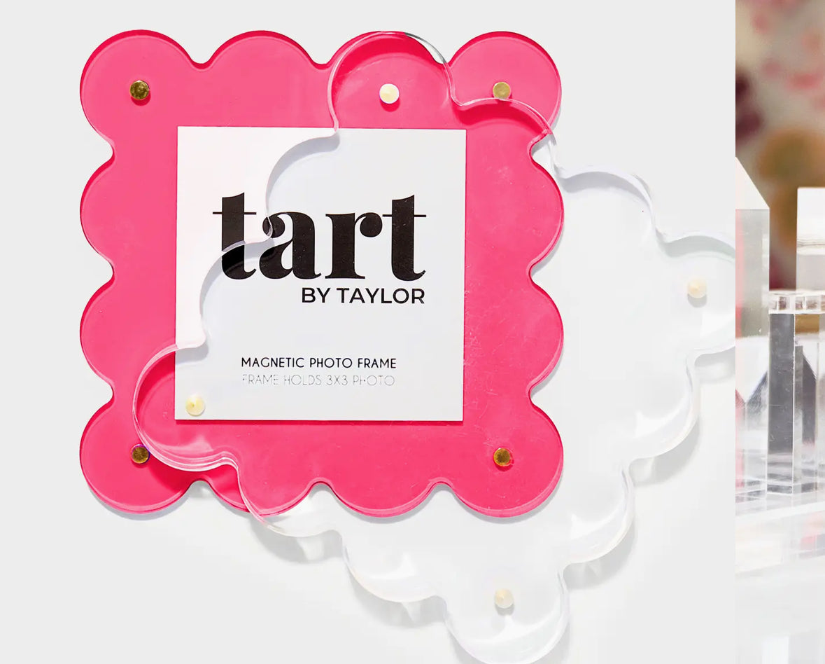 Neon Pink Mini Acrylic Picture Frame