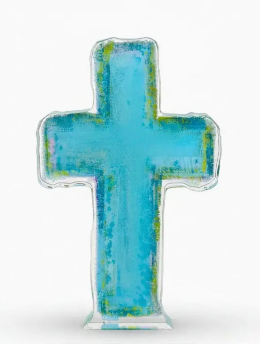 Teal cross-medium
