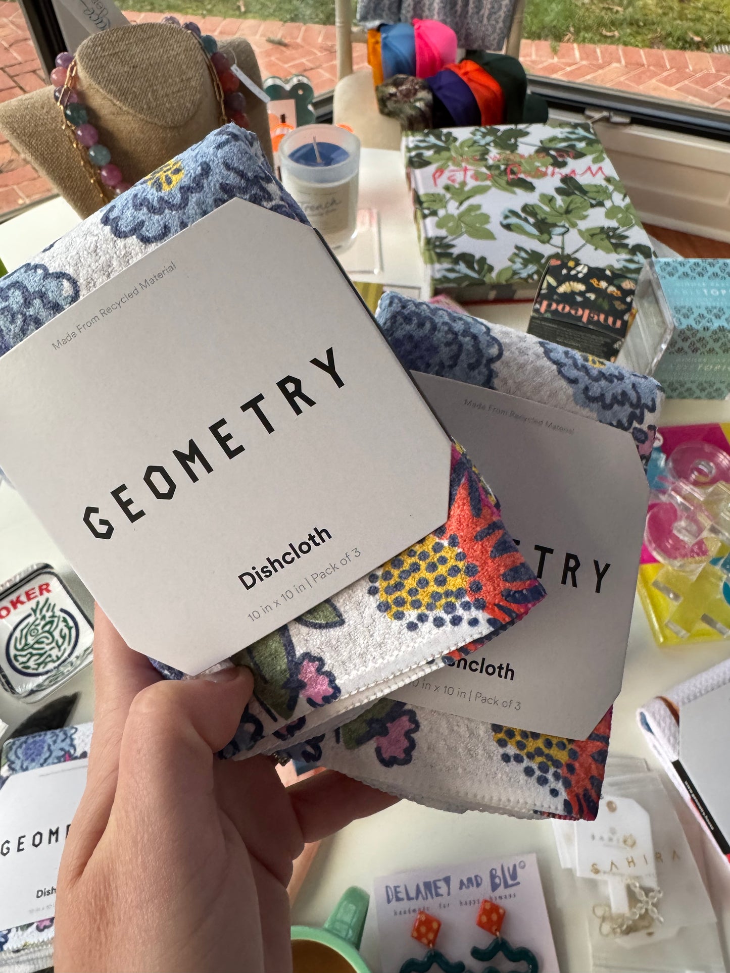 Geometry dish towels -set of 3