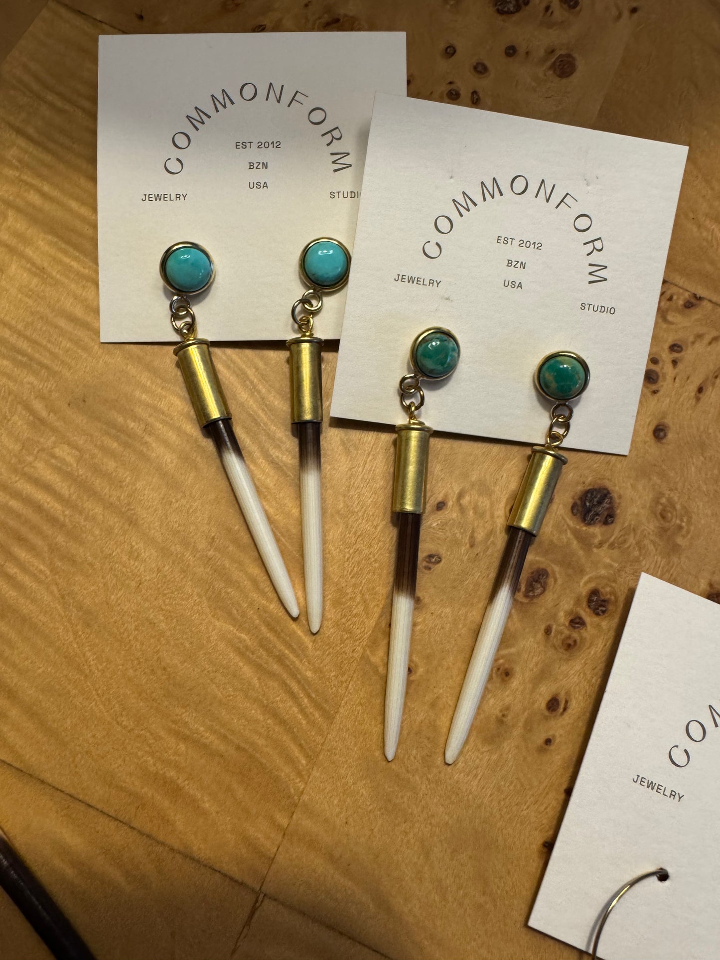 Quill stud earrings