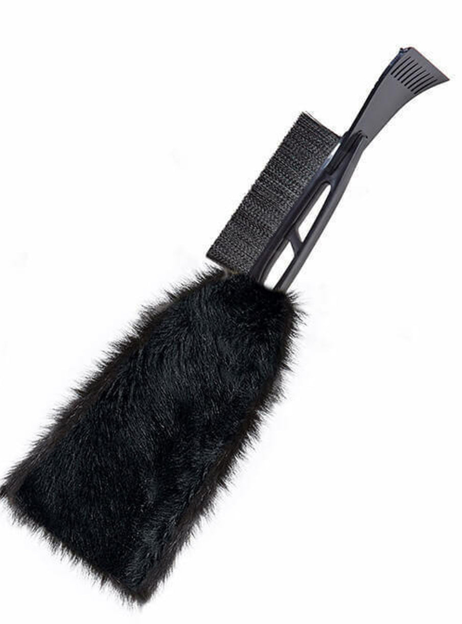 Black long ice scraper