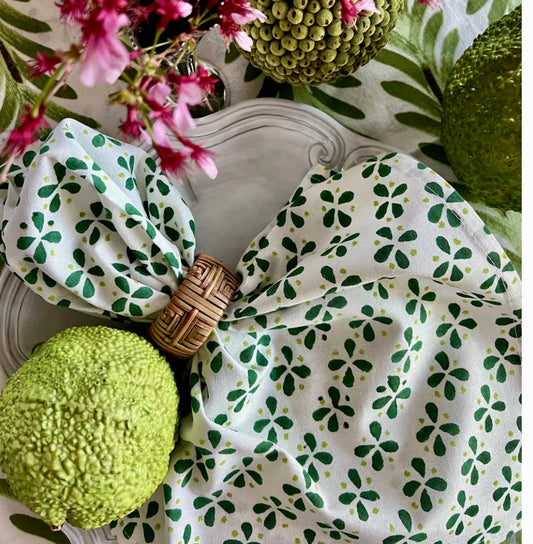 Green Petal Napkins